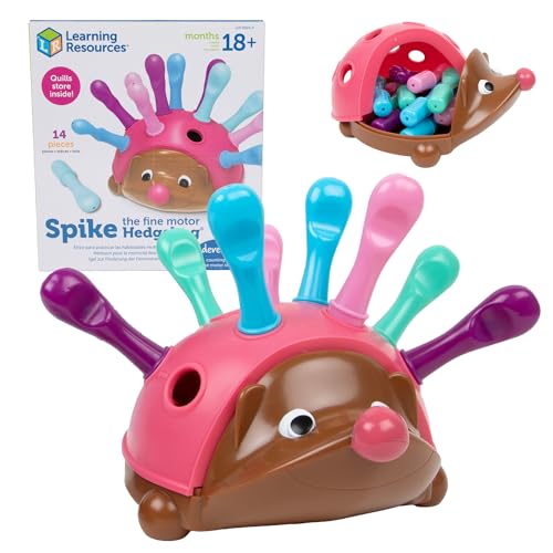 Learning Resources Spike The Fine Motor Hedgehog Pink - Toddler Montessori Toys…