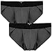 Avidlove Men Underwear Cotton Blend Bikinis 2 Packs Briefs