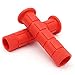 OUTERDO New Handlebar Grips Bicycle MTB BMX Road Mountain Bike Soft Rubber Handlebar End Grips red