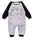 Baby Boy Girl Romper Letter Print Jumpsuit Playsuit Outfits One Piece