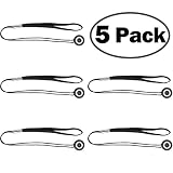 ChromLives 5 Pack Lens Cap Leash Lens Cap Keeper Holder Prevent Lens Cap Lost Compatible with DSLR SLR Camera Canon/Nikon/Sony/Panasonic/Fujifilm Camera and More