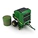 John Deere #45489 - LP51302 569 ERTL Round Baler with Bale Vehicle Attachment (1/16 Scale)