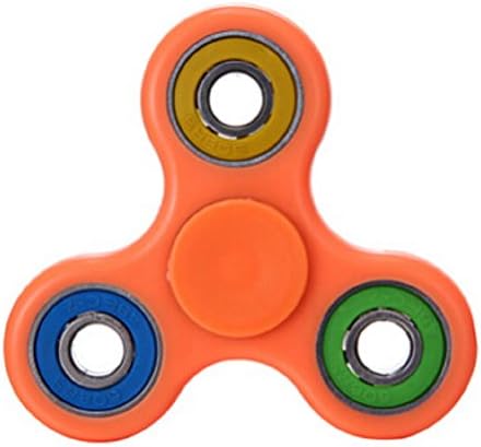 Taold Hand Spinner Fidget Toy Relieves Stress Anxiety Toy with Ceramic Bearing (Orange)