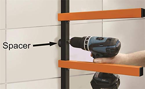 KASTFORCE KF1004 Lumber Storage Rack 3-Level System 110lbs per Level with Durable Sheet Metal Screws, Wood Rack, Workshop Rack