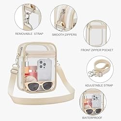 USPECLARE Clear Purse Stadium Transparent Messenger