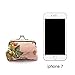 Elesa Miracle 4pc Women Girl Canvas Floral Coin Purse Clutch Pouch Wallet Value Set
