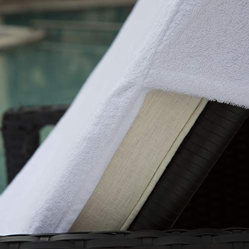 SUPERIOR 100 Cotton Lounge Chair Cover with Personalized Monogrammed