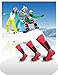 Alyberry 2 Pairs of Kids Junior (Boys/Girls) Performance Socks Perfect for Keeping Warm During Skiing and Snow Boarding