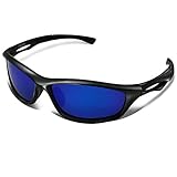 COSVER Mens Polarized Sports Sunglasses for Men Women Cycling Running Driving Fishing Golf Baseball Glasses TR088