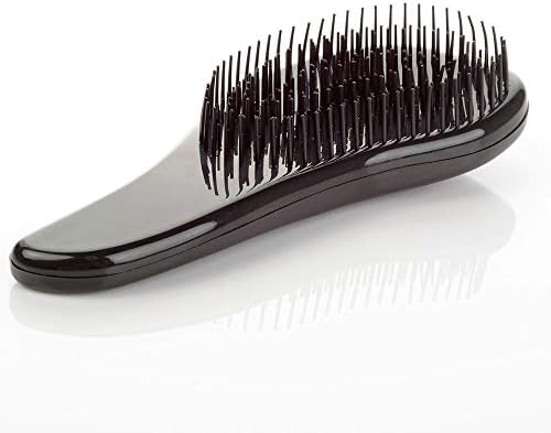 Magic Handle Tangle Detangling Comb Shower Hair Brush detangler Salon Styling Tamer exquite cute useful Tool Hot hairbrush (Black)