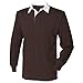 Front Row Mens Long Sleeve Sports Rugby Shirt - XX-Large / Chest 46 - 48in - Navy
