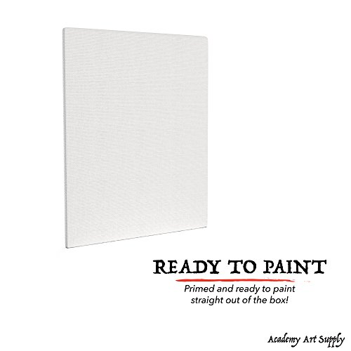 Academy Art Supply Canvases Panels 5 x7, 8 x 10, 9 x 12, 11 x 14 inch