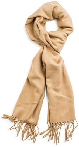 Veronz Super Soft Luxurious Rich Solid Colors Cashmere Feel Winter Scarf (Camel)