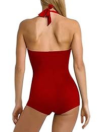 Sovoyontee traje de baño de una pieza para dama con control de barriga