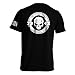 Men's Tshirts Graphic Divided We Fall Patriotic T-Shirt (XXL, Black)
