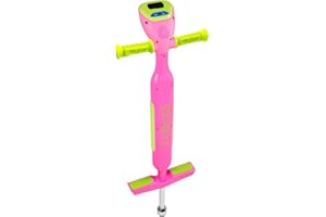 Flybar iPogo Jr. - Worlds First Interactive Counting Pogo Stick for Kids Ages 5 to 9 (Pink)