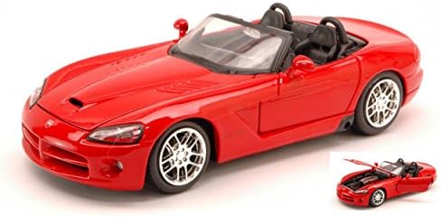 MAISTO MI31232 DODGE VIPER SRT-10 2003 RED 1:24 MODELLINO DIE CAST MODEL