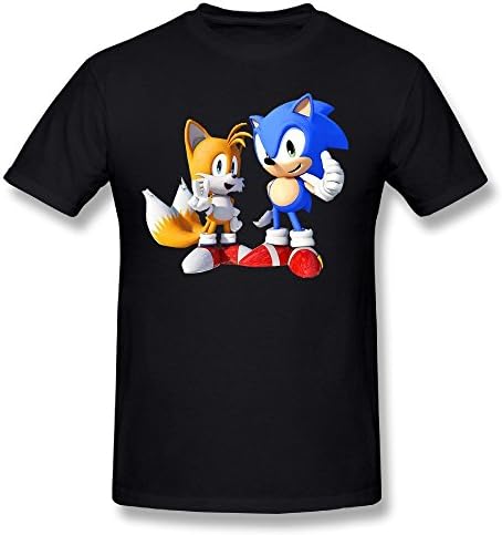 Refire Men's Sonic The Hedgehog Tshirts Black M