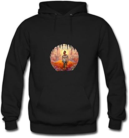 Jon Bellion The Human Condition 2016 Printed Pullover Hooded Sweatshirt Women hoodies Black X-Large