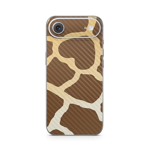 Carbon Fiber Phone Skin Compatible with Apple iPhone Air - Giraffe - Premium 3M…