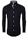 Tom's Ware Mens Premium Casual Inner Contrast Dress Shirt TWNMS314S-NAVY-US L