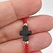 Red String Protection Bracelet Against Evil Eye Genuine Jet Stone Azabache para Para el Mal de Ojo