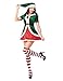 Quesera Women's Santa Helper Costume Adult Christmas Honey Elf Halloween Outfits, Green1, Tag Size L=US Size Medium