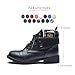 DailyShoes Women's Combat Style Up Sweater Top Ankle Bootie with Pocket for Credit Card Knife Money Wallet Pocket Boots