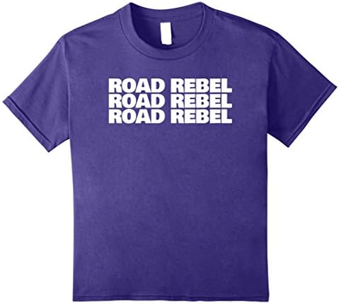 unisex-child Road Rebel T-Shirt 8 Purple