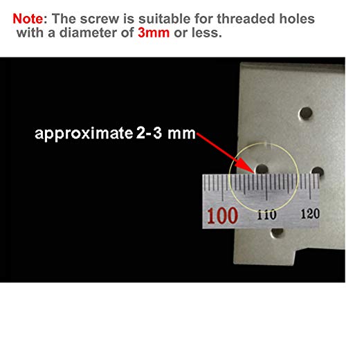 Nickel Plated Tip Screws Pointed Cross Slot Leather Accessories for Belt Buckle Wallet Handbag Purse Includes Screwdriver (Gold) - Thumbnail 2