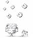 Round Prong Set 316L Surgical Steel Dermal Anchor Top Assorted Package Set of 6