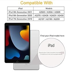 Soke New iPad 10.2 Case with Pencil Holder for iPad