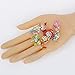 IPINK 12 Pcs Wholesale Lots Brooches Flower Floriated Brooch Pins Mixed Colors Design