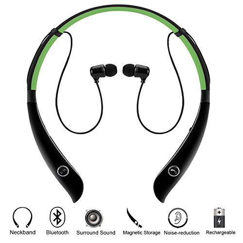 Wireless headphones, bluetooth earbuds neckband magneti…