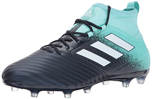 adidas Men's Ace 17.2 Firm Ground Cleats Soccer Shoe, Energy Aqua/White/Legend Ink, (8.5 M US)