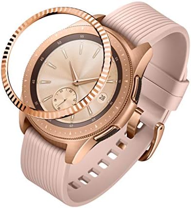BabiQ Anti Scratch Stainless Steel Bezel Ring Adhesive Cover for Samsung Galaxy Watch 42MM