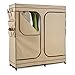 Honey-Can-Do WRD-01272 Double Door Storage Closet with Shoe Organizer, 60-Inch