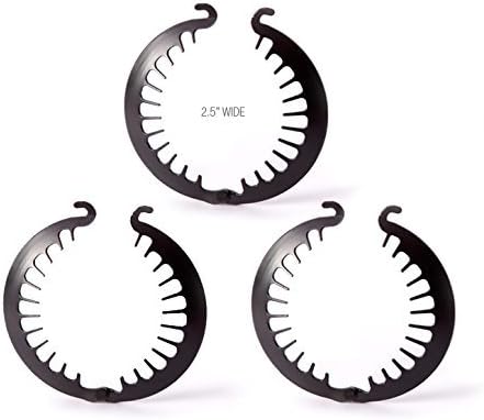 PuffCuff Mini Hair Clamp (Package of 3) - Not a banana clip by PuffCuff