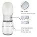 Dog Water Bottle for Walking, Dispenser Pet Portable Dogs Cats 12OZ 19OZ Travel Drink Bottle Bowls BPA Freee,Leak Proof,Food Grade (12oz (12oz), Elegant White)