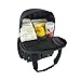 Laguna Tide Travel Diaper Bag Backpack w/Padded Infant Changing Mat | 12-Pocket Trendy Designer Tote w/Adjustable Shoulder Straps, Removable Stroller Straps | Waterproof Carryall (Black)