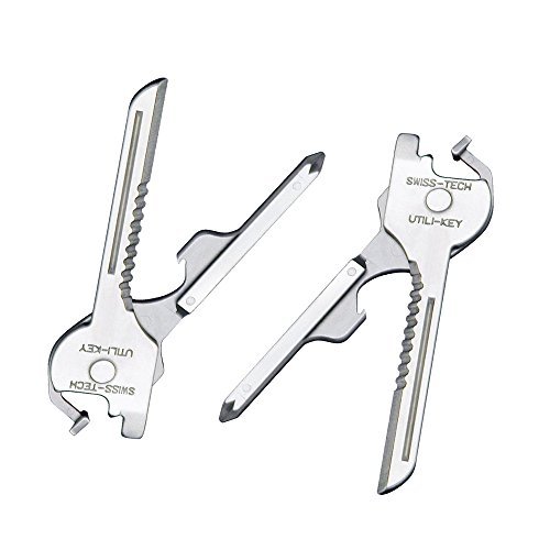 2 packs swiss+tech st66676 utili-key 6-in-1 key ring mu…