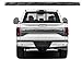 BDTrims Tailgate Raised Letters Compatible with 2015-2017 F-150 Platinum Models (Black)
