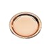 Andaz Press Rose Gold Copper Foil Lunch Plates, 9-inch, 8-Pack, Shiny Metallic Colored Wedding Birthday Baby Shower Party Supplies Decorations