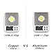 CHANZON High Power Led Chip 50W Royal Blue Plant Grow Light (440nm - 450nm / 1500mA / DC 30V - 34V / 50 Watt) SMD COB Emitter Diode Components 50 W Bead for DIY Hydroponic Aquarium Growing Lamps