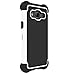 Ballistic Tough Case with Holster for Samsung Galaxy J3 (2016) - Black/White