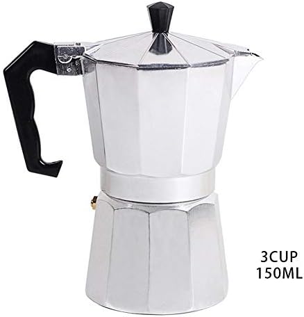 lennonsi Espresso Coffee Maker Stove 1/3/6/9/12 Cup Stovetop Espresso Maker Top Moka Macchinetta Latte Coffee Pot Stove