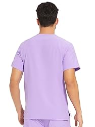 COZYFIT Scrub Top for Men - Stretch V-Neck Scrubs