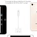 TYMANO Lightning to 3.5mm Headphone Audio Jack Adapter and Charge Splitter for iPhone X/8/8 Plus/7/7 Plus with iPhone Lightning Adapter Splitter