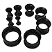 Piercing Area 8 Pairs Thin&Solid Silicone Flexible Ear Plugs Gauges Kit Piercing Jewelry