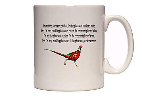 I'm Not The Pheasant Plucker... - Funny Tongue-Twister English Language Text Design - Novelty Tea/Coffee Mug/Cup